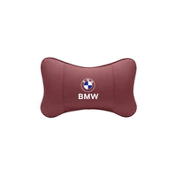 Appuie-Tête BMW en Cuir Coussin de Nuque - installé sur véhicule 2 - Becquet Voiture