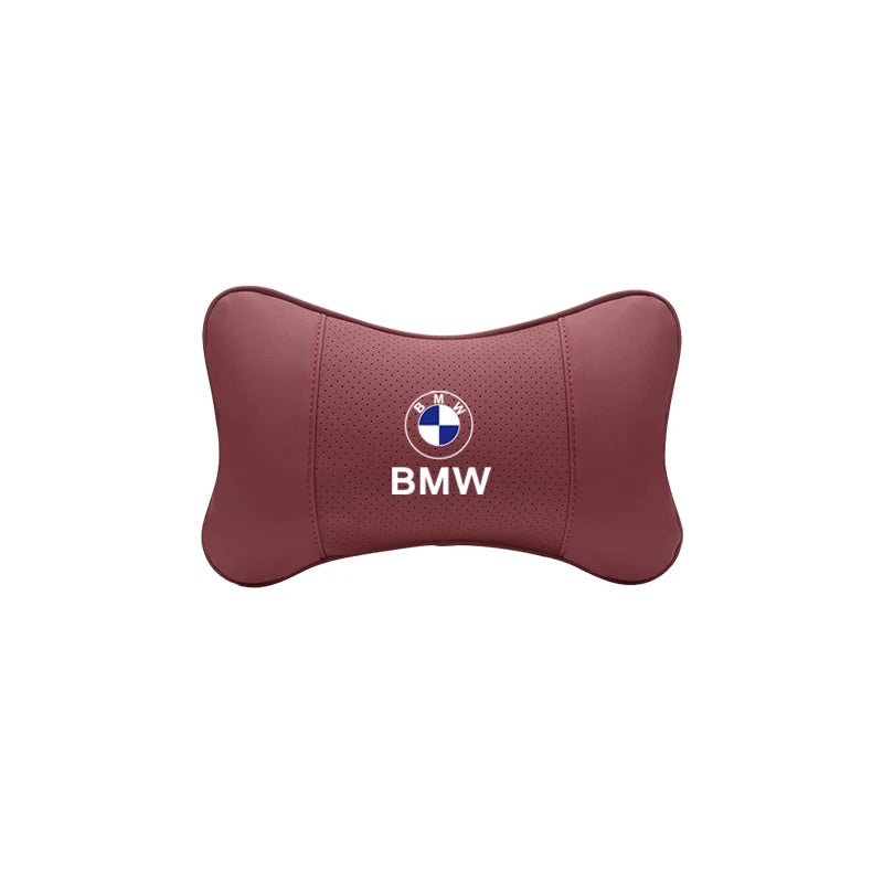 Appuie-Tête BMW en Cuir Coussin de Nuque - installé sur véhicule 2 - Becquet Voiture