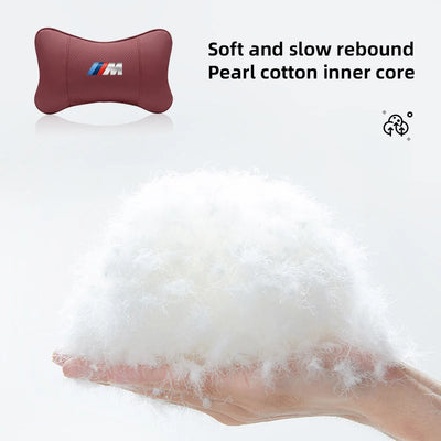Appuie-Tête BMW en Cuir Coussin de Nuque - packshot studio - Becquet Voiture