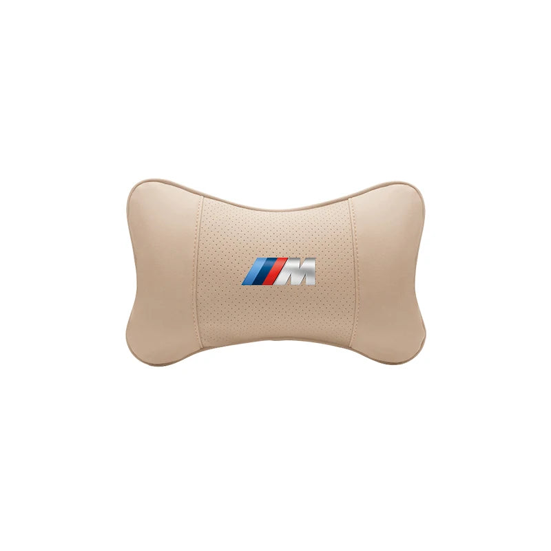 Appuie-Tête BMW en Cuir Coussin de Nuque - vue arrière 2 - Becquet Voiture