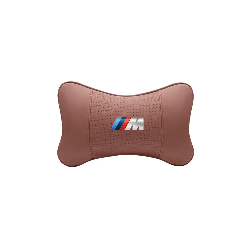 Appuie-Tête BMW en Cuir Coussin de Nuque - vue de dessus - Becquet Voiture