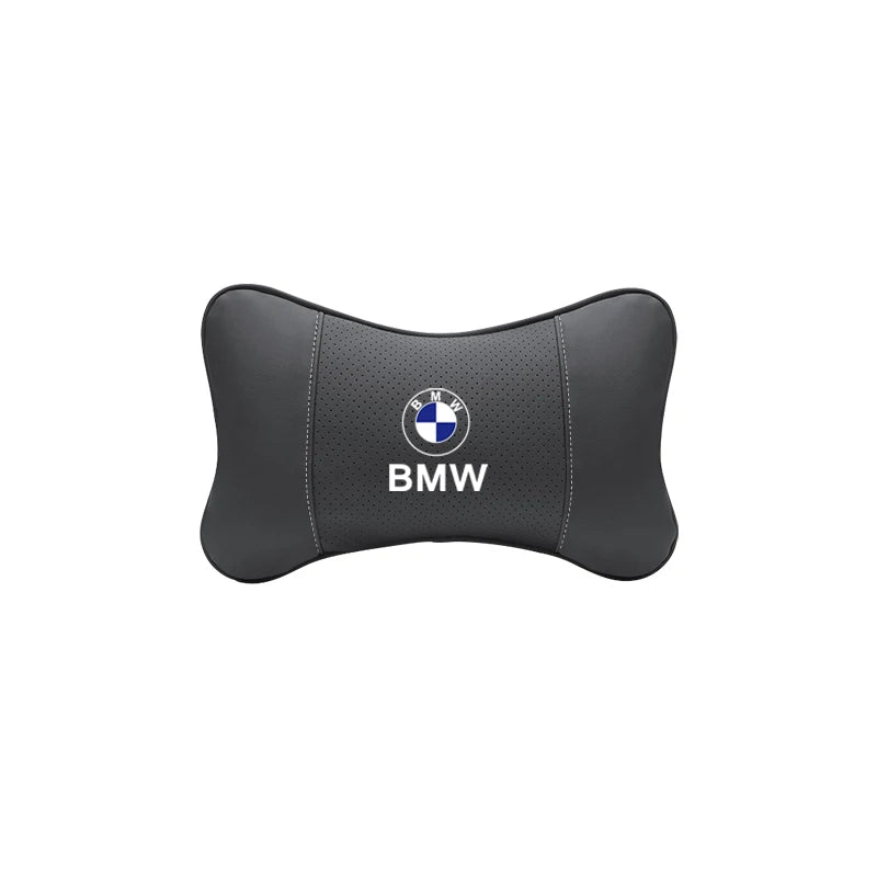 Appuie-Tête BMW en Cuir Coussin de Nuque - vue de profil 2 - Becquet Voiture