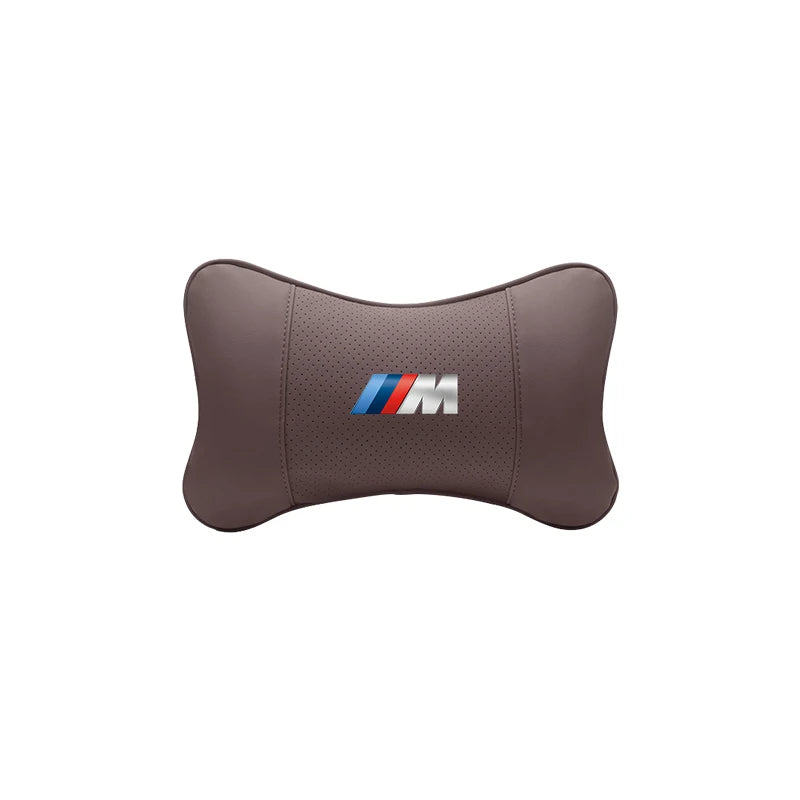 Appuie-Tête BMW en Cuir Coussin de Nuque - vue de trois-quarts 2 - Becquet Voiture