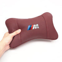 Appuie-Tête BMW en Cuir Coussin de Nuque - vue de trois-quarts - Becquet Voiture