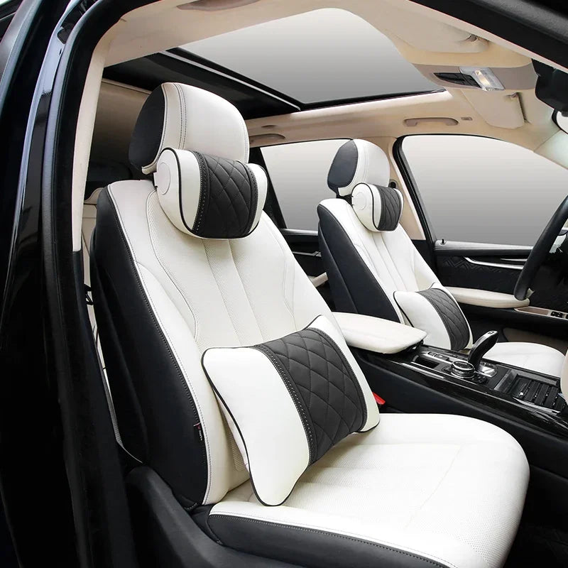 Appuie-Tête Cuir Nappa Mercedes Maybach Classe S - vue de face - Becquet Voiture