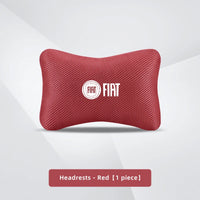 Appuie-Tête Fiat Coussin de Nuque Respirant - détail du montage - Becquet Voiture