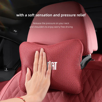 Appuie-Tête Fiat Coussin de Nuque Respirant - vue de profil - Becquet Voiture