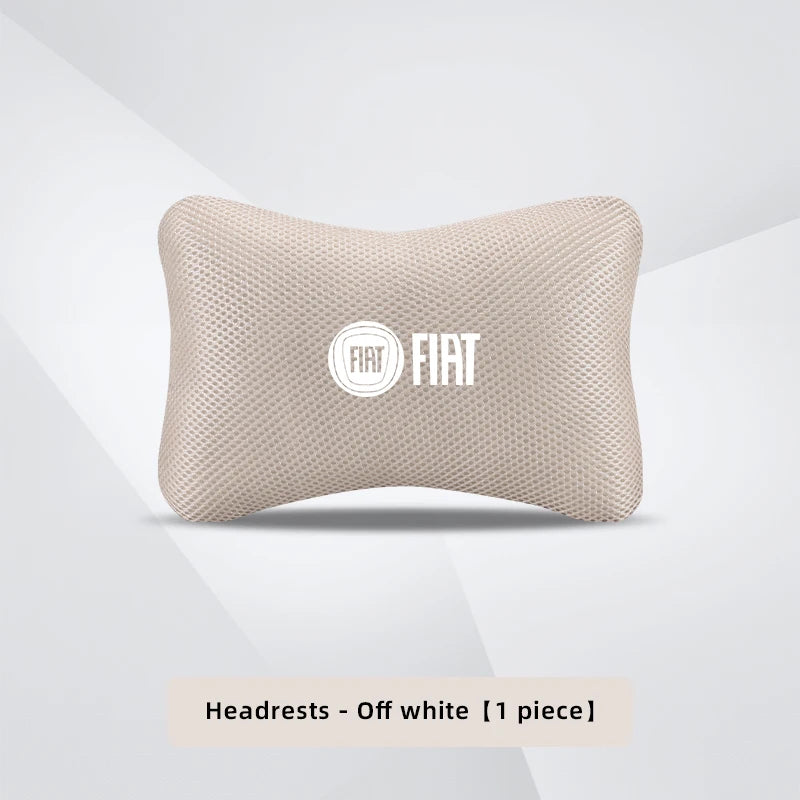 Appuie-Tête Fiat Coussin de Nuque Respirant - vue rapprochée - Becquet Voiture