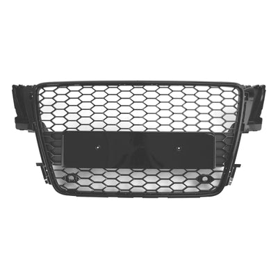 Audi A5/S5 B8 2008-2012 Calandre Sport Alvéolée Noir Brillant Style - vue de trois-quarts 2 - Becquet Voiture