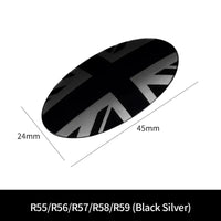 Autocollant Bouton Mini Cooper R55 R56 R57 R58 R59 - packshot studio 2 - Becquet Voiture
