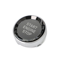 Autocollant Cristal Bouton Démarrage Arrêt Moteur BMW E E90 E92 E93 E64 E46 Noir - détail du montage - Becquet Voiture