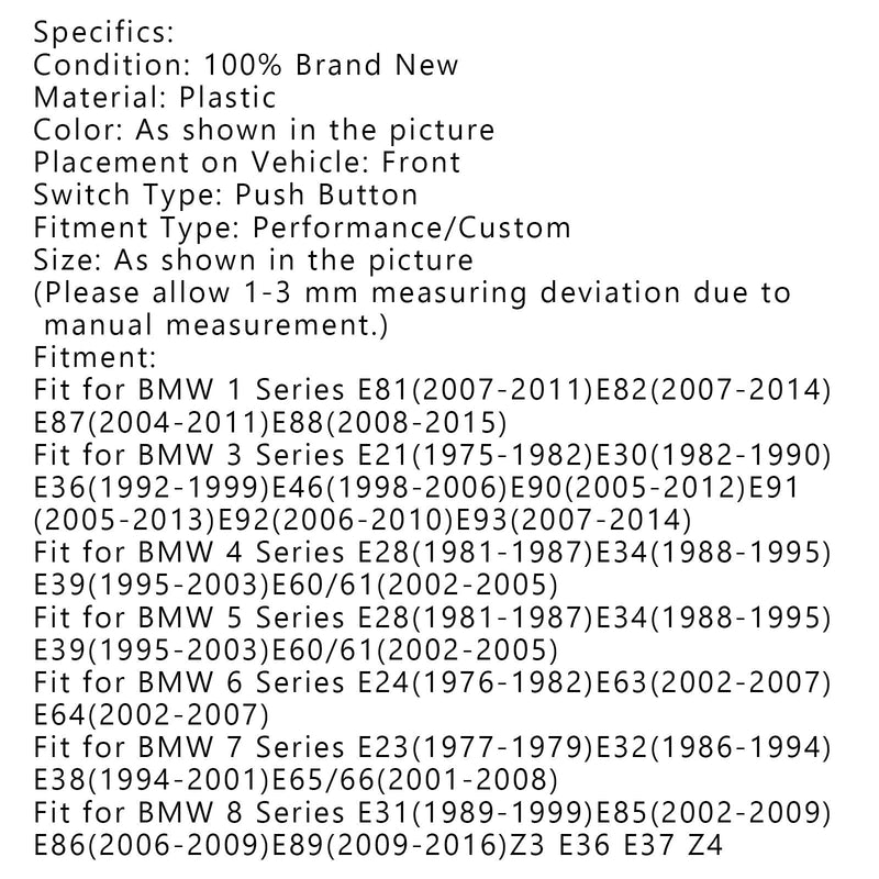 Autocollant Cristal Bouton Démarrage Arrêt Moteur BMW E E90 E92 E93 E64 E46 Noir - vue de profil 2 - Becquet Voiture