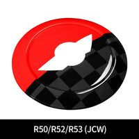 Autocollant Emblème Volant Mini Cooper R50 R52 R53 - packshot studio 2 - Becquet Voiture