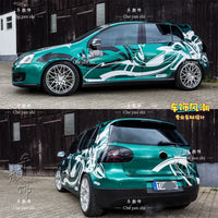 Autocollant Vinyle Volkswagen Golf 6 7 8 GTI - détail du montage - Becquet Voiture