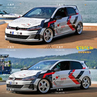 Autocollant Vinyle Volkswagen Golf 6 7 8 GTI - installé sur véhicule 2 - Becquet Voiture
