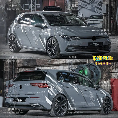 Autocollant Vinyle Volkswagen Golf 6 7 8 GTI - installé sur véhicule - Becquet Voiture