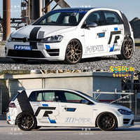 Autocollant Vinyle Volkswagen Golf 6 7 8 GTI - vue rapprochée 2 - Becquet Voiture