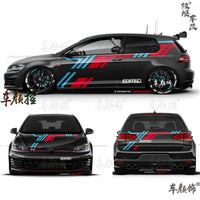 Autocollant Vinyle Volkswagen Golf 8 Polo GTI - en situation 2 - Becquet Voiture