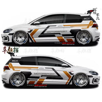 Autocollant Vinyle Volkswagen Golf 8 Polo GTI - vue arrière 2 - Becquet Voiture