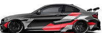 Autocollant Voiture BMW Série 3 Sport - vue de profil - Becquet Voiture