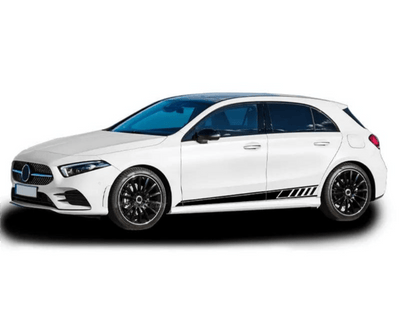 Autocollants AMG Edition One Mercedes Classe A W177 - vue arrière - Becquet Voiture