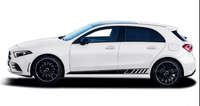 Autocollants AMG Edition One Mercedes Classe A W177 - vue de profil - Becquet Voiture