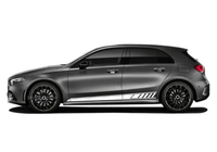 Autocollants AMG Edition One Mercedes Classe A W177 - vue de trois-quarts - Becquet Voiture