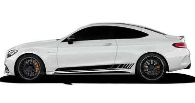 Autocollants AMG Edition One Mercedes Classe C W205 - vue de face - Becquet Voiture
