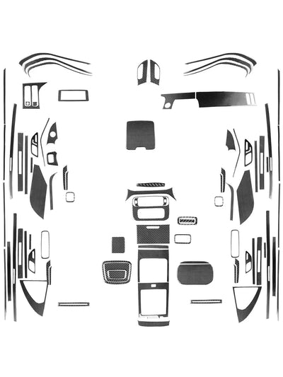 Autocollants Fibre de Carbone Mercedes Classe S W223 - vue rapprochée 4 - Becquet Voiture