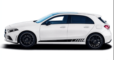 Autocollants Stickers AMG Edition One Mercedes Classe A W177 - vue de profil - Becquet Voiture