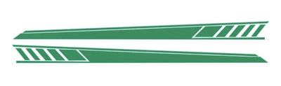 Autocollants Stickers AMG Edition One Mercedes Classe A W177 - vue de trois-quarts 2 - Becquet Voiture