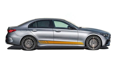 Autocollants Stickers AMG Edition One Mercedes Classe C W206 S206 - en situation 2 - Becquet Voiture