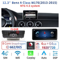 Android Head Unit 12.3'' Mercedes A-Class CLA GLA - fitted on vehicle 4 - Becquet Voiture