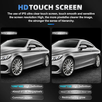 Autoradio Android 12.3'' Mercedes Classe A CLA GLA - packshot studio 2 - Becquet Voiture