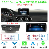 Android Head Unit 12.3'' Mercedes A-Class CLA GLA - rear view 4 - Becquet Voiture