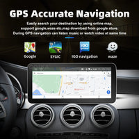 Android Head Unit 12.3'' Mercedes A-Class CLA GLA - close-up view 2 - Becquet Voiture