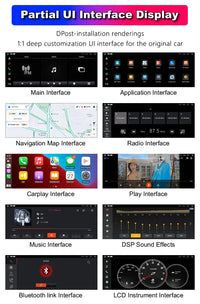 Android Dual-Screen Car Stereo for Porsche Panamera 970 - close-up view 2 - Becquet Voiture