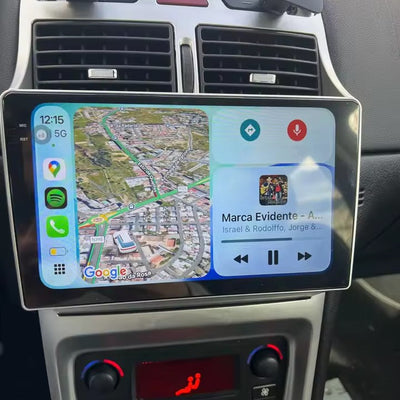 Autoradio Apple CarPlay Android Auto Peugeot 307 2001 2008 - vue de profil - Becquet Voiture