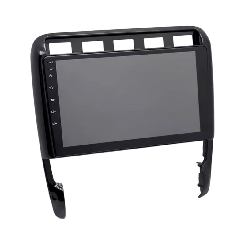 Autoradio Apple CarPlay Android Auto Porsche Cayenne 955 2002-2010 - vue de trois-quarts - Becquet Voiture