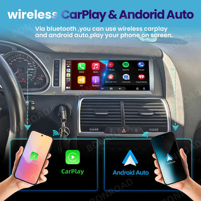 Autoradio Audi Q7 4L 2005-2015 CarPlay Android Auto - installé sur véhicule - Becquet Voiture