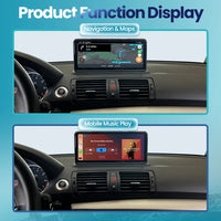 Autoradio BMW Série 1 E81 E82 E87 E88 CarPlay Écran 10,25 - packshot studio - Becquet Voiture