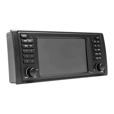 Autoradio CarPlay Android Auto 7 pouces BMW Série 7 E38 1994-2001 - vue arrière - Becquet Voiture