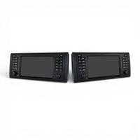 Autoradio CarPlay Android Auto 7 pouces BMW Série 7 E38 1994-2001 - vue de trois-quarts - Becquet Voiture