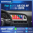 Autoradio CarPlay Android Auto Audi A6 C6 4F 2005-2015