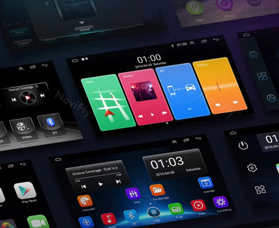 Autoradio CarPlay Android Auto Mercedes CLK W209 2003-2009 - vue arrière - Becquet Voiture