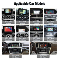 Autoradio CarPlay Android Auto Mercedes NTG4.5 GPS - vue de profil - Becquet Voiture