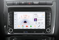 Autoradio CarPlay Android Auto VW Golf 5 - vue arrière - Becquet Voiture