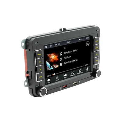 Autoradio CarPlay Android Auto VW Polo 5 6R 6C - vue de dessus - Becquet Voiture