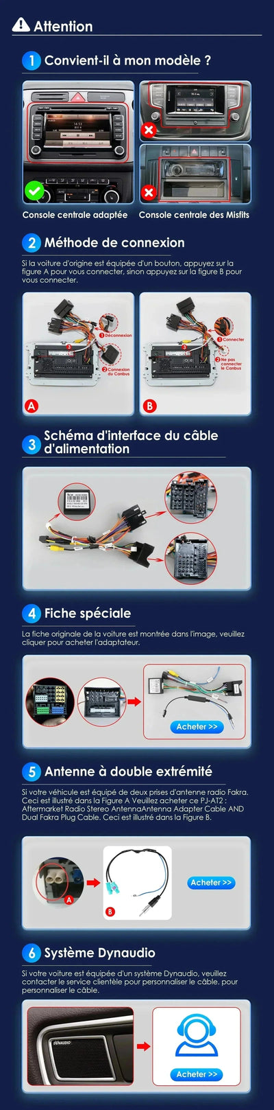 Autoradio CarPlay Android Auto VW Tiguan - en situation - Becquet Voiture
