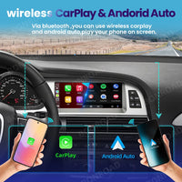 Autoradio CarPlay Audi A6 C6 4F 8.8 Pouces 2005-2015 - installé sur véhicule - Becquet Voiture